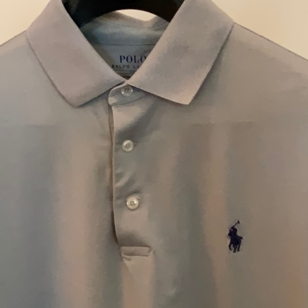 Polo by Ralph Lauren Classic Gray Polo Shirt - Performance Fabric
